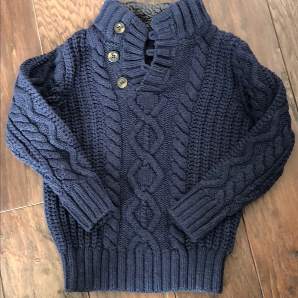 Boys fuzzy next sweater